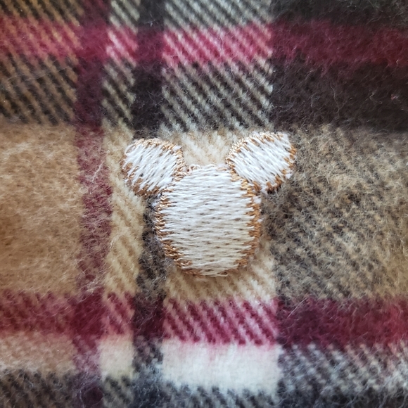Disney Plaid Hidden Mickey Scarf - Picture 3 of 4